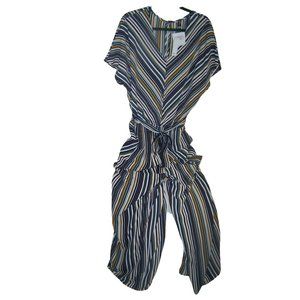 Spin Jumpsuit Plus 3XL Stretch Belted Pants NWT